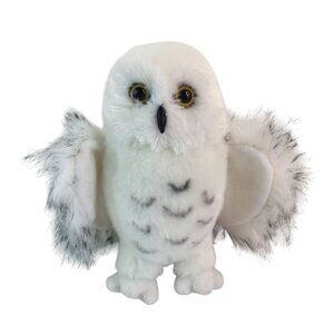 Douglas Wizard Snowy Owl Plush White 8" Stuffed Animal Toy